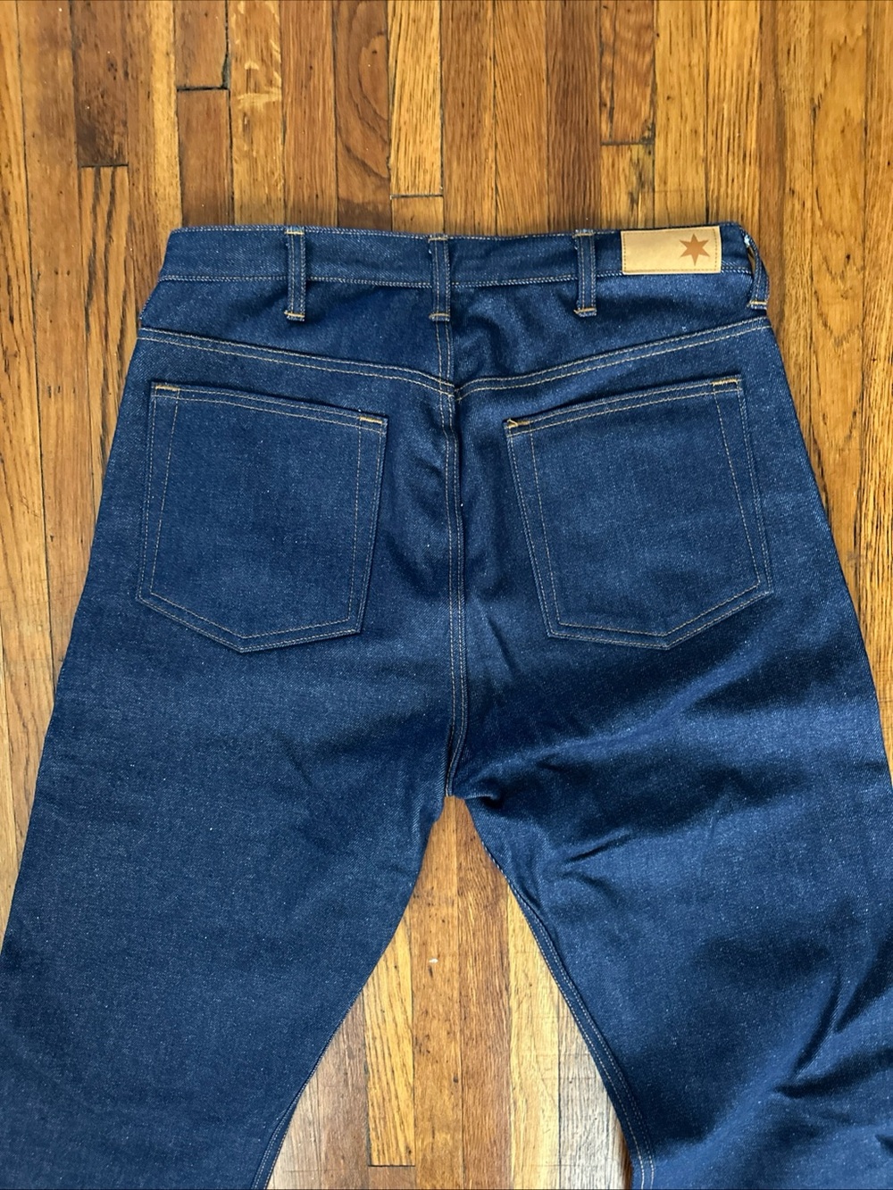 Dearborn Denim Long Ryder Model 1 Raw Relaxed Jeans Size 34
